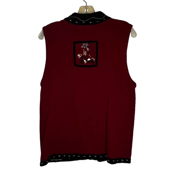 Christopher & Banks Hand Embroidered Sweater Vest - Picture 4 of 7